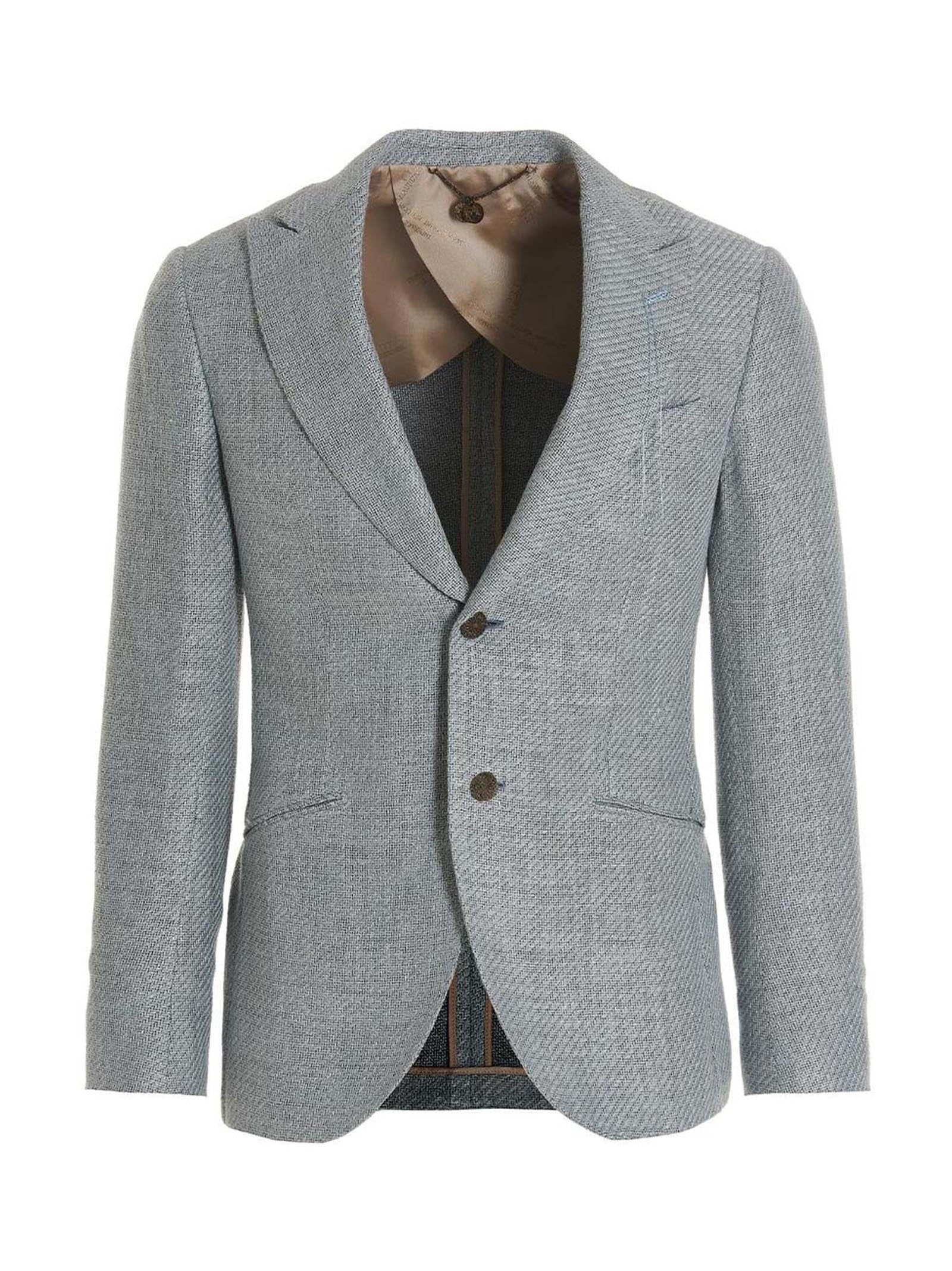 Maurizio Miri Keanu Blazer Jacket Blue