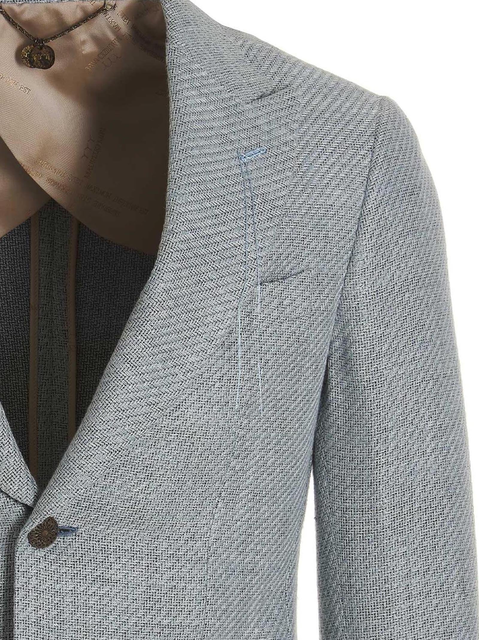 Maurizio Miri Keanu Blazer Jacket Blue