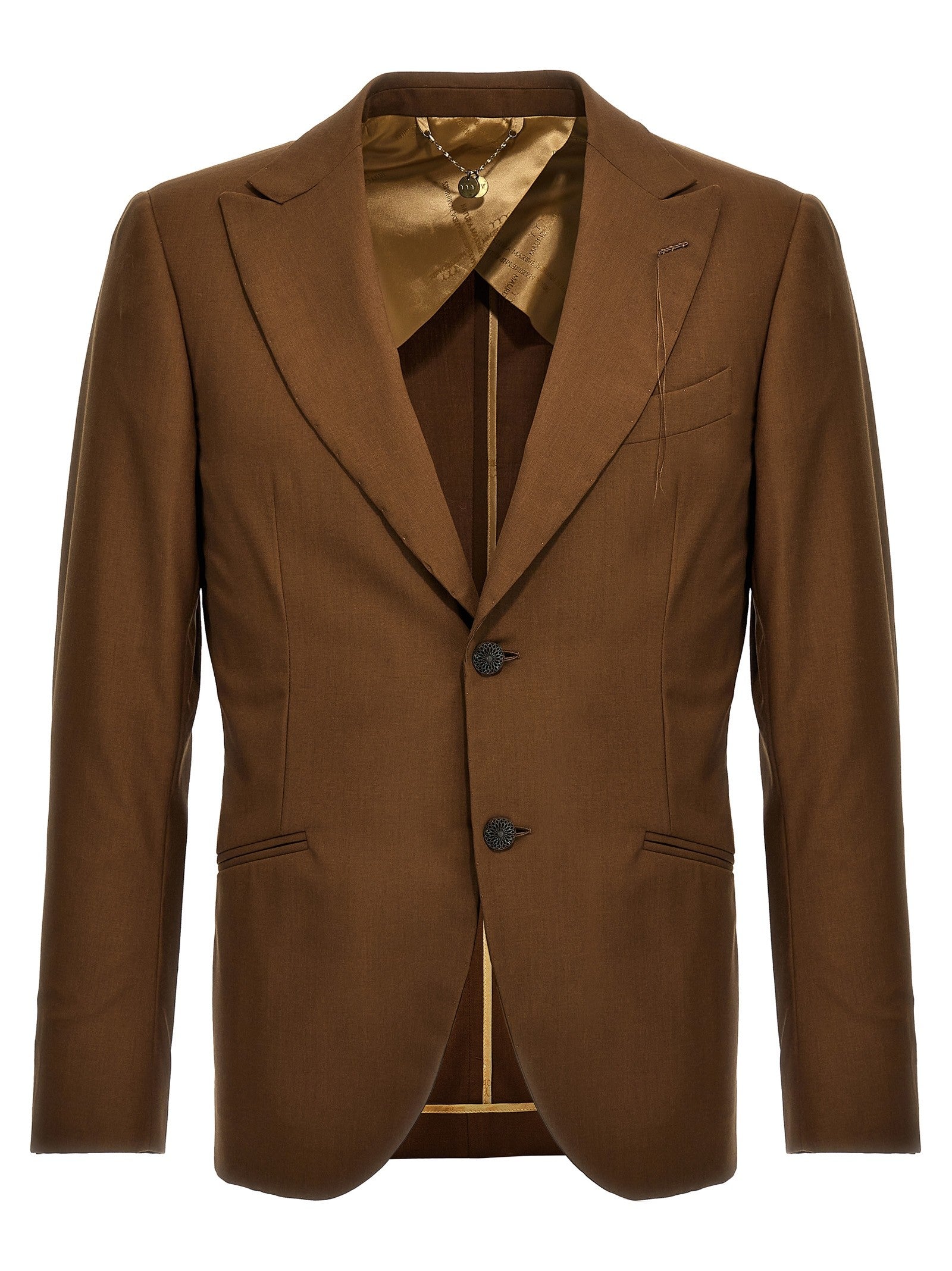 Maurizio Miri Keanu Blazer Brown
