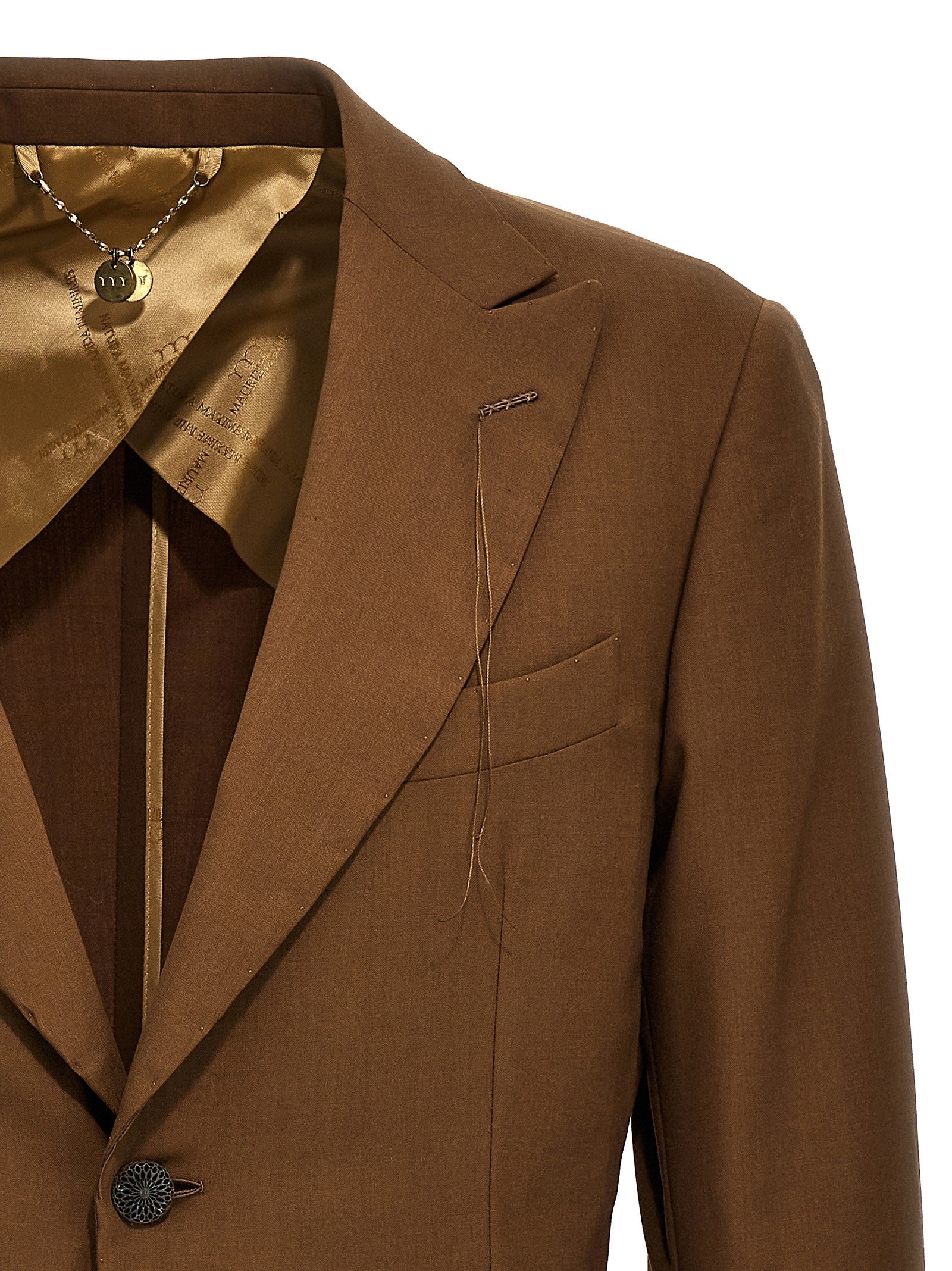 Maurizio Miri Keanu Blazer Brown