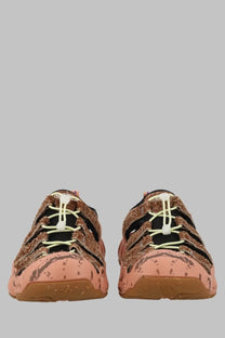 Keen men’s sandalo hyperport brown pink and brown speckled sneakers with white laces for casual wear