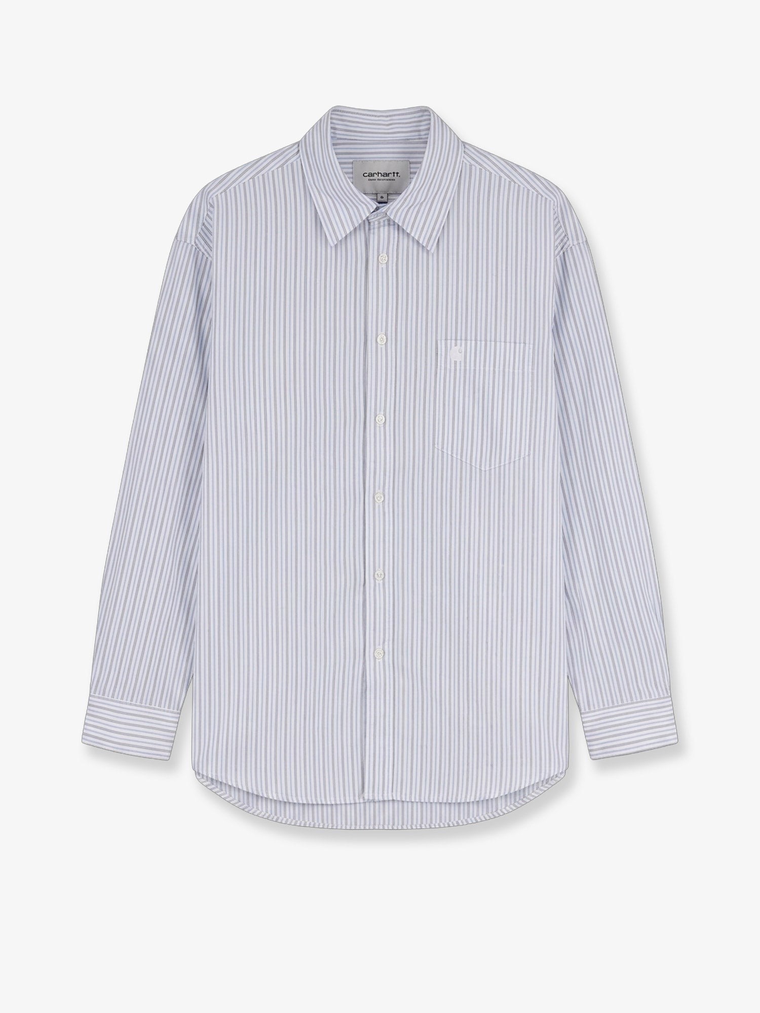 Carhartt Wip Women's Keene Striped Cotton Shirt White