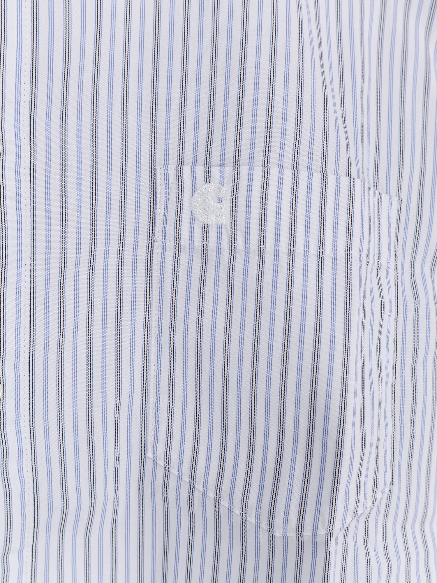 Carhartt Wip Women's Keene Striped Cotton Shirt White