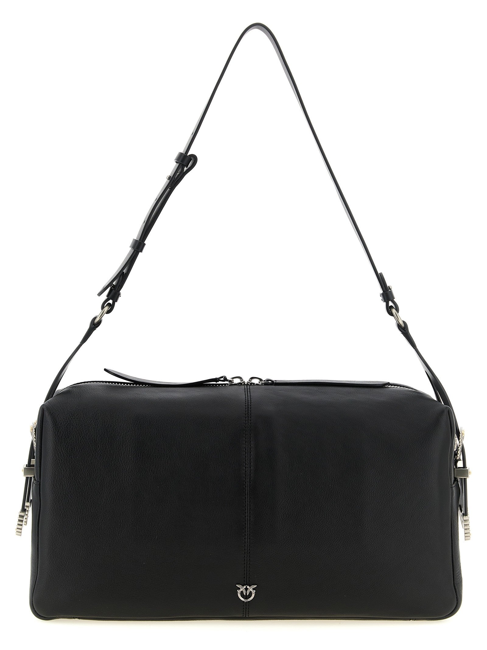 Pinko Keeper Large Shoulder Bag Black
