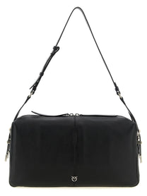 Pinko Keeper Large Shoulder Bag Black
