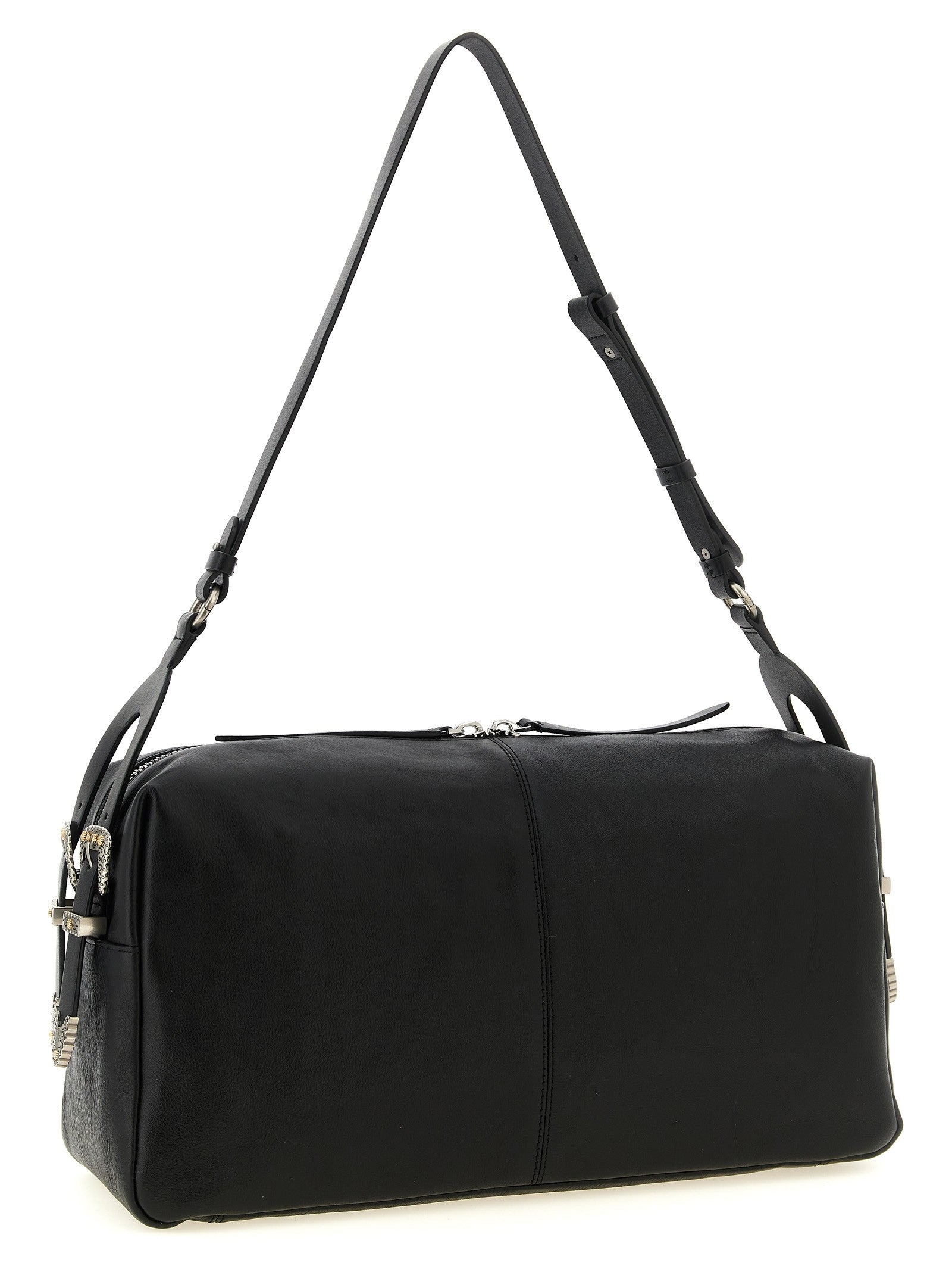 Pinko Keeper Large Shoulder Bag Black