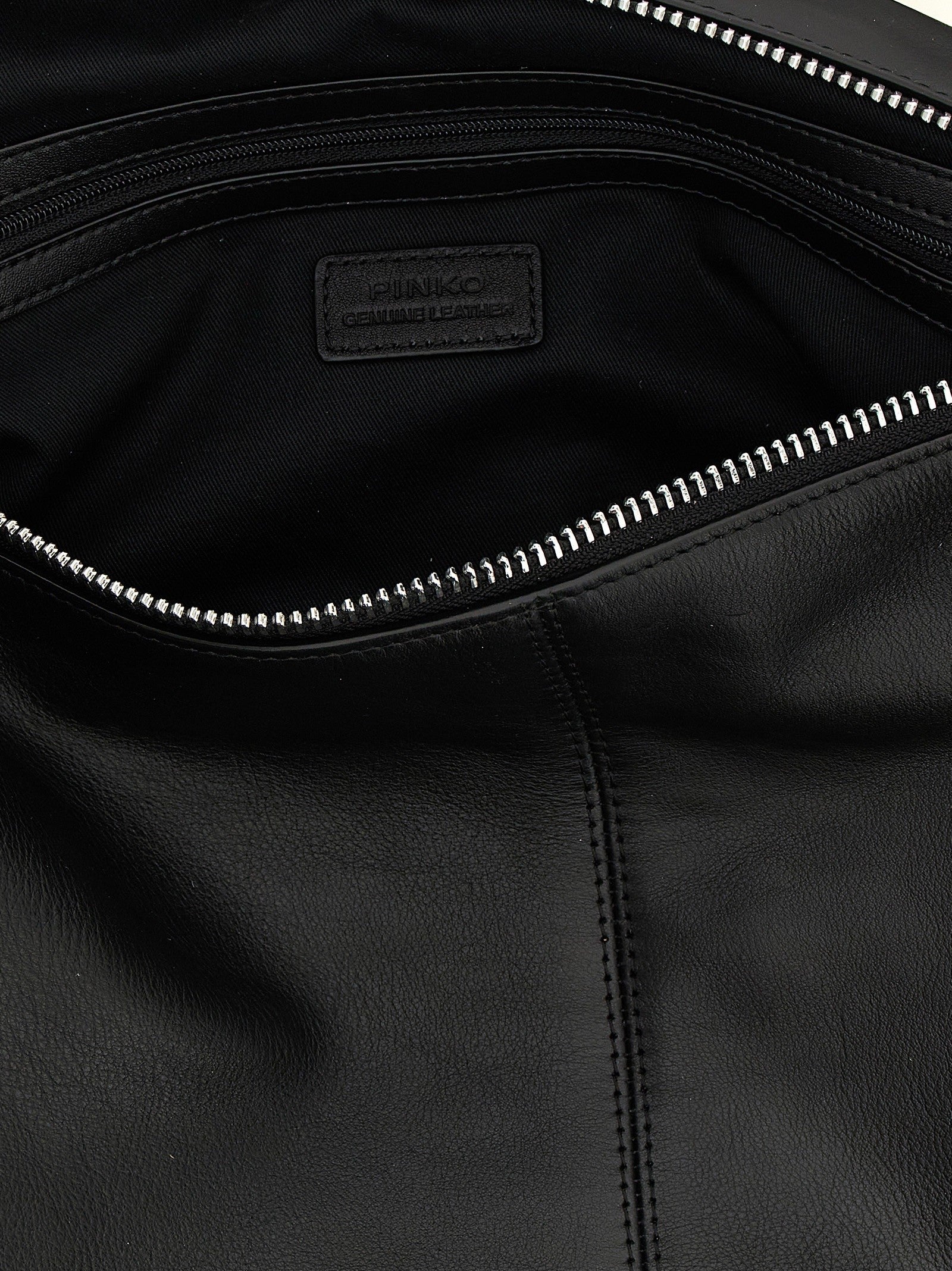 Pinko Keeper Large Shoulder Bag Black