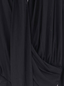 Amazuìn Women's Keila Sheer Stretch Tulle Bodysuit Black, view 3