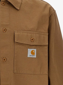 Carhartt Wip Men's Kelly Cotton Shirt Beige
