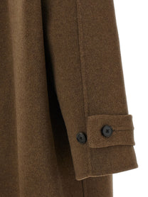 The Row Kenet Coat Brown