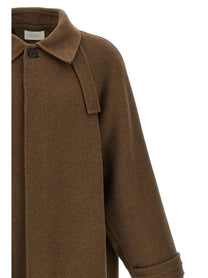The Row Kenet Coat Brown
