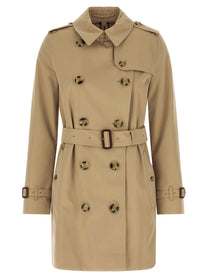 Burberry Kensington Trench Coat Beige