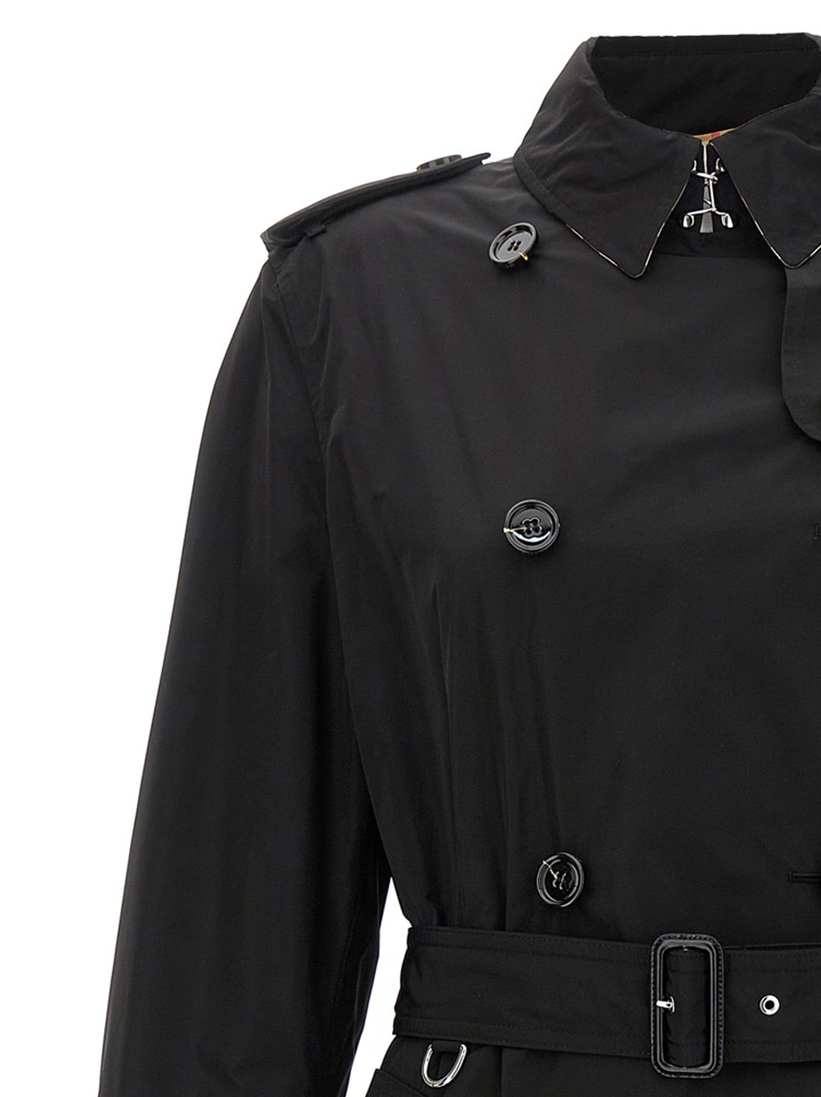 Burberry Kensington Trench Coat Black