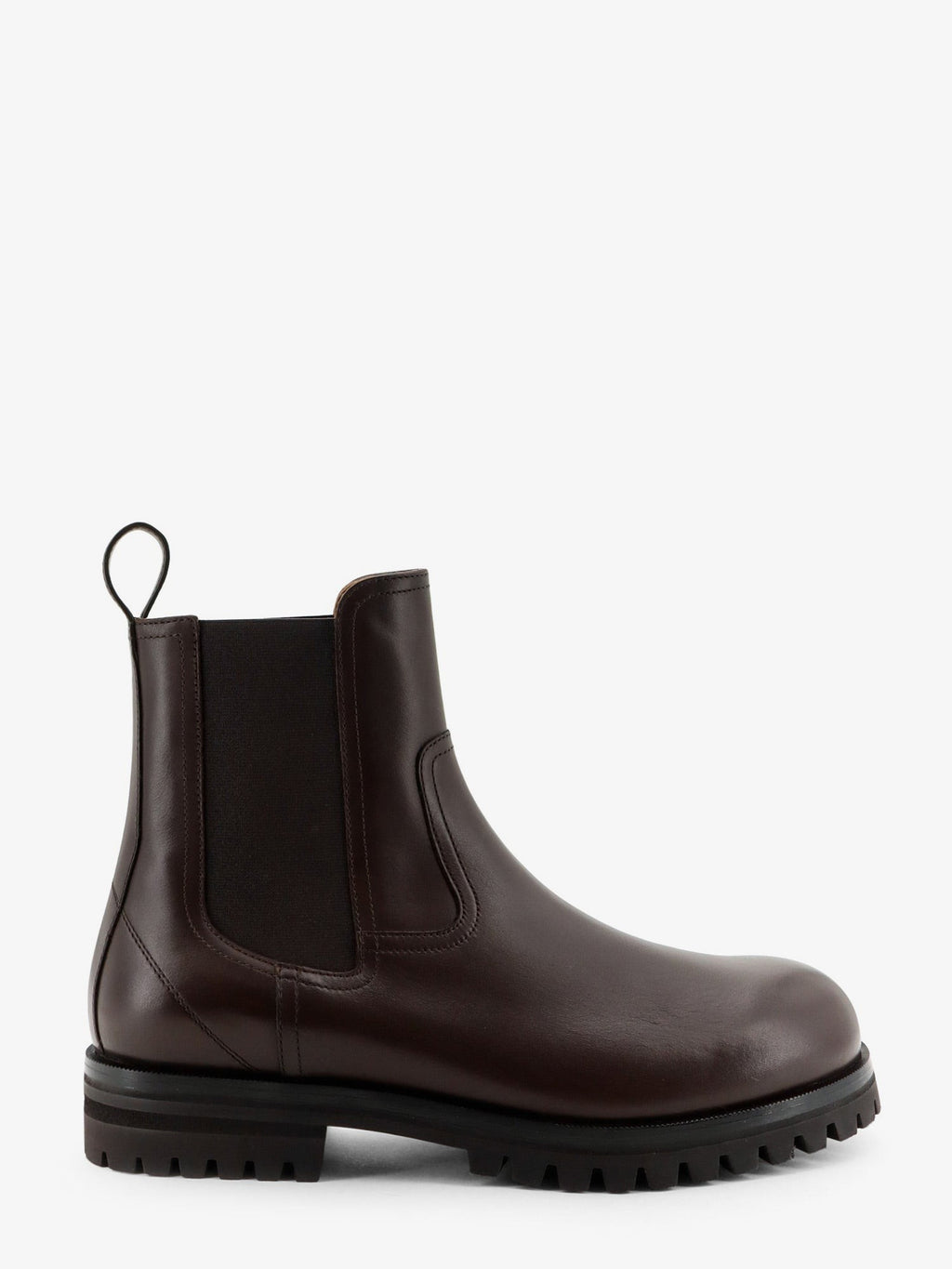 Loro Piana Men's Kent Walk Leather Boots Brown