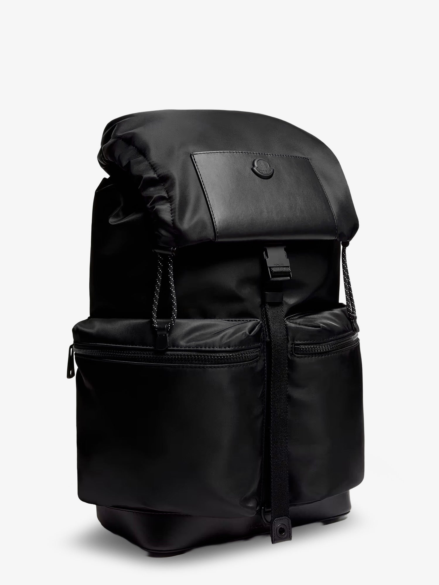 Moncler Men's Kenton Drill Nylon Backpack Black