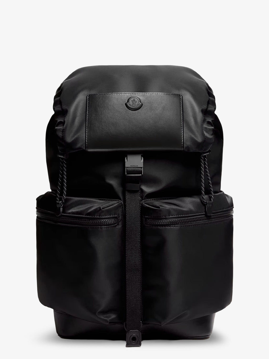 Moncler Men's Kenton Drill Nylon Backpack Black