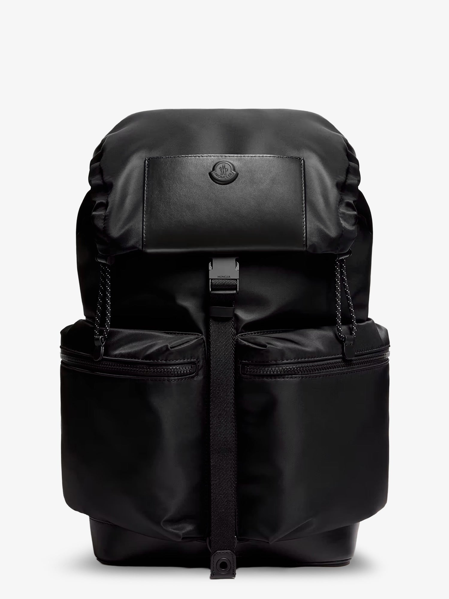 Moncler Men's Kenton Drill Nylon Backpack Black