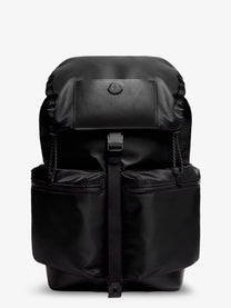 Moncler Men's Kenton Drill Nylon Backpack Black