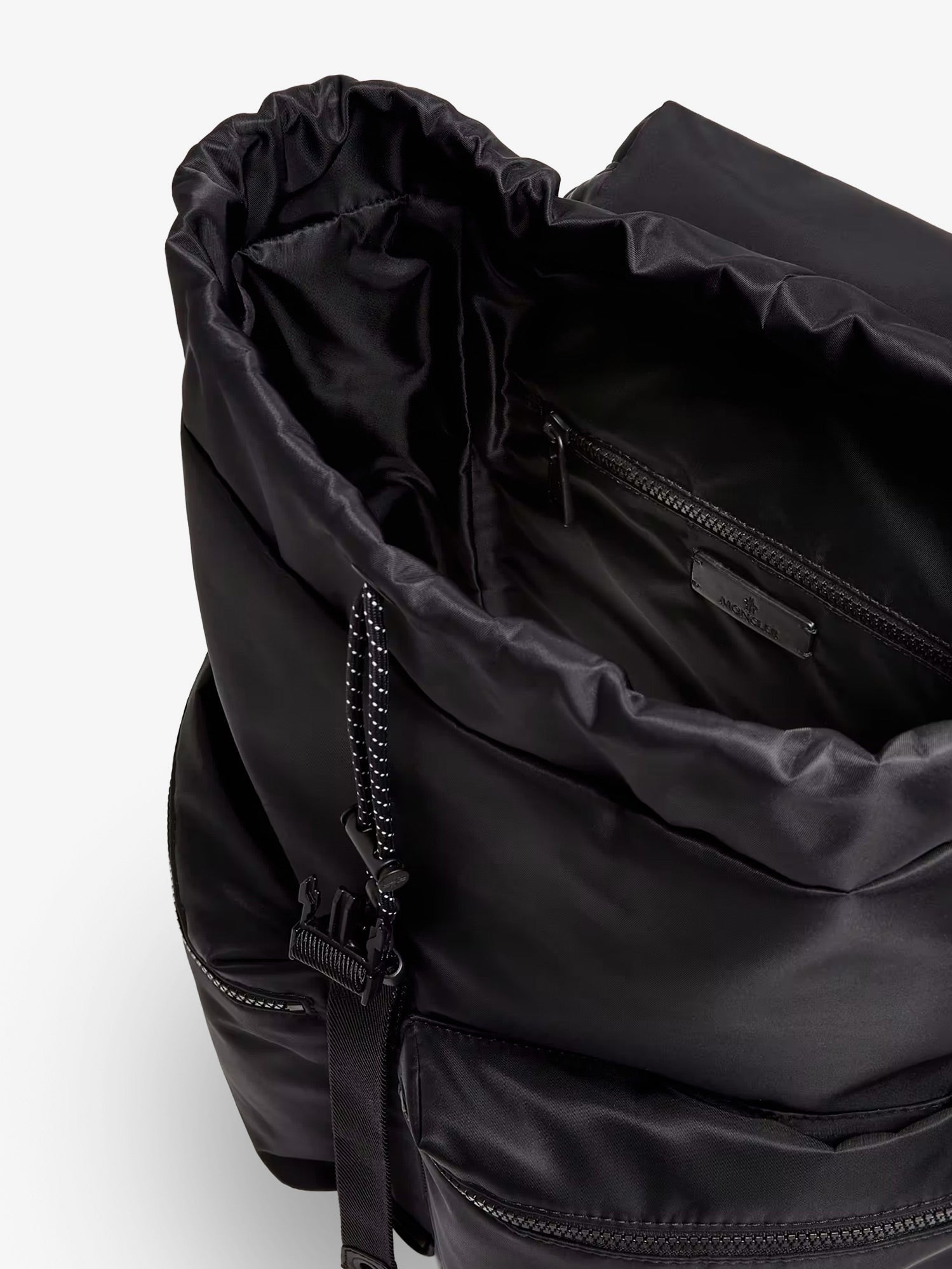 Moncler Men's Kenton Drill Nylon Backpack Black