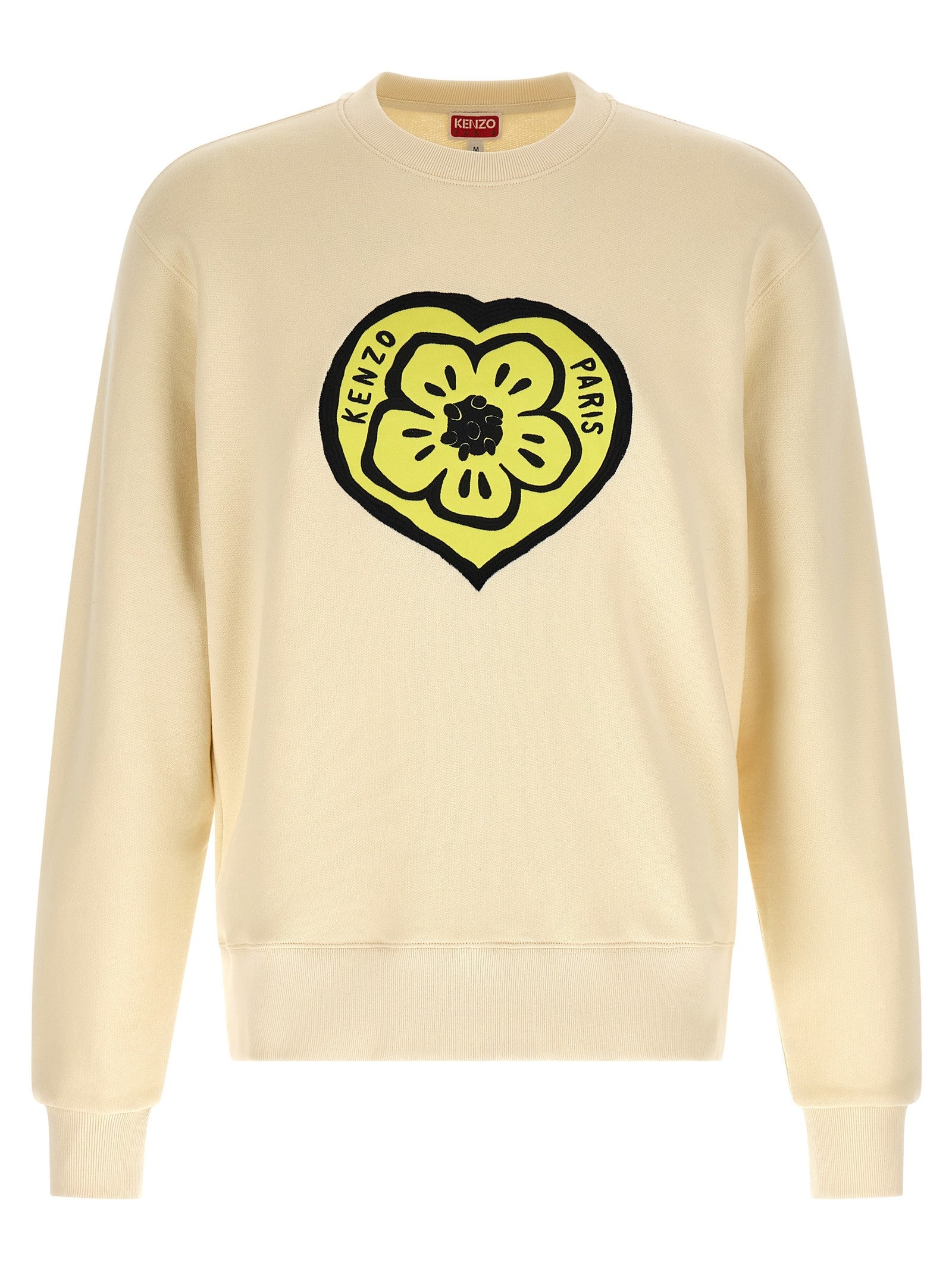 Kenzo Kenzo Boke Heart Classic Sweatshirt Beige