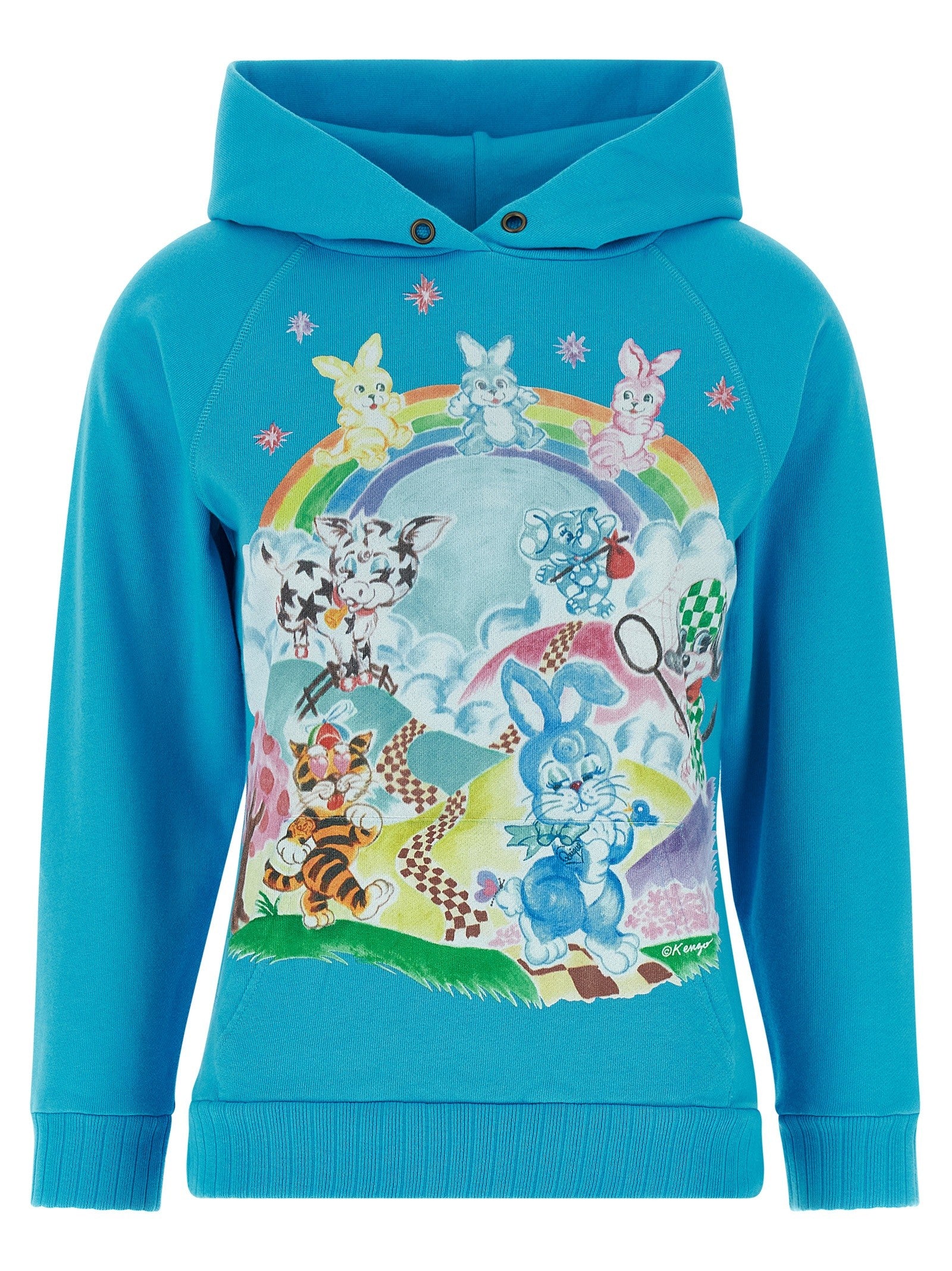 Kenzo Kenzo Cartoon Hoodie Blue
