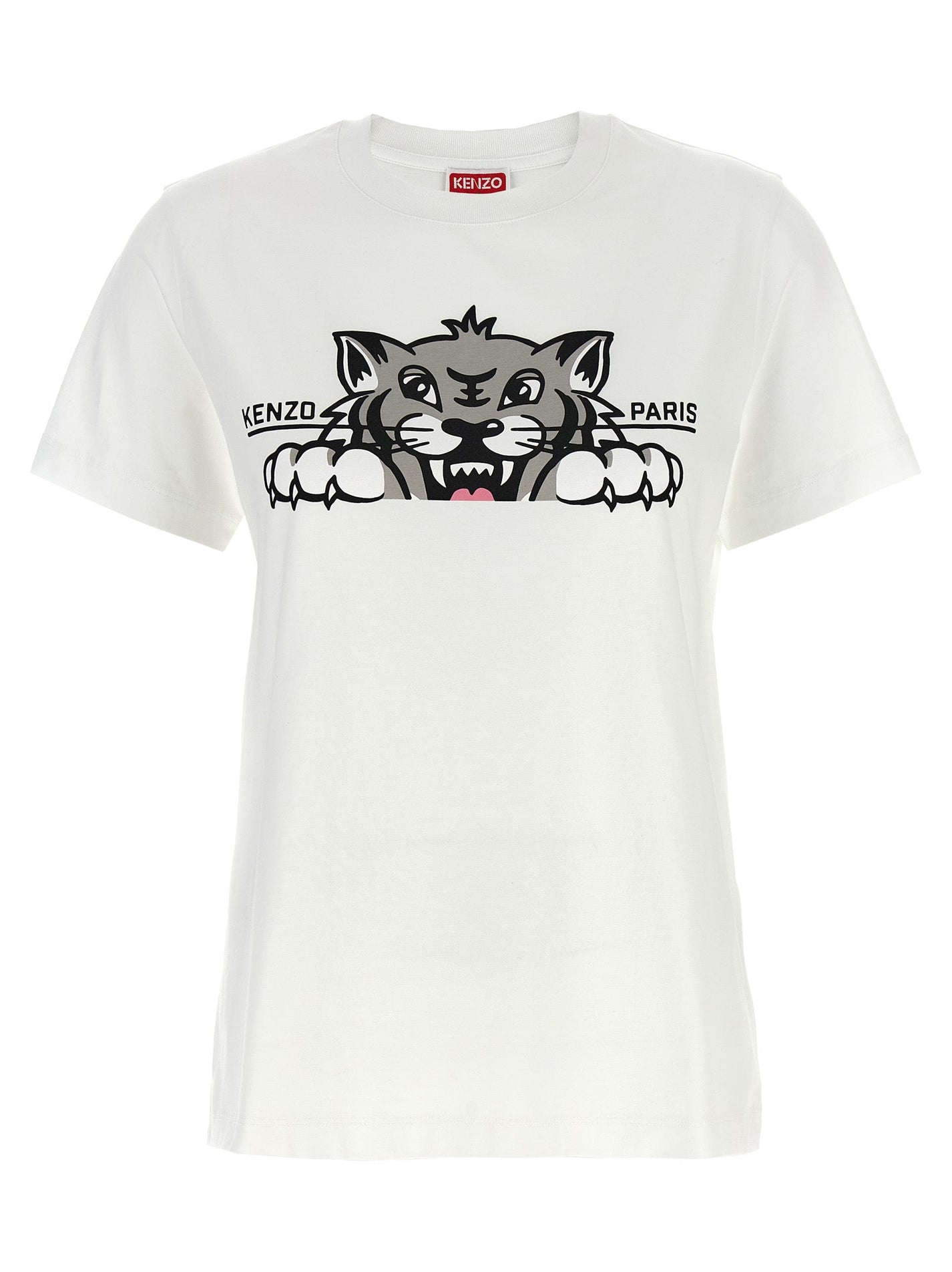 KENZO - KENZO - ’Happy Tiger’ T-shirt - Women’s Tops