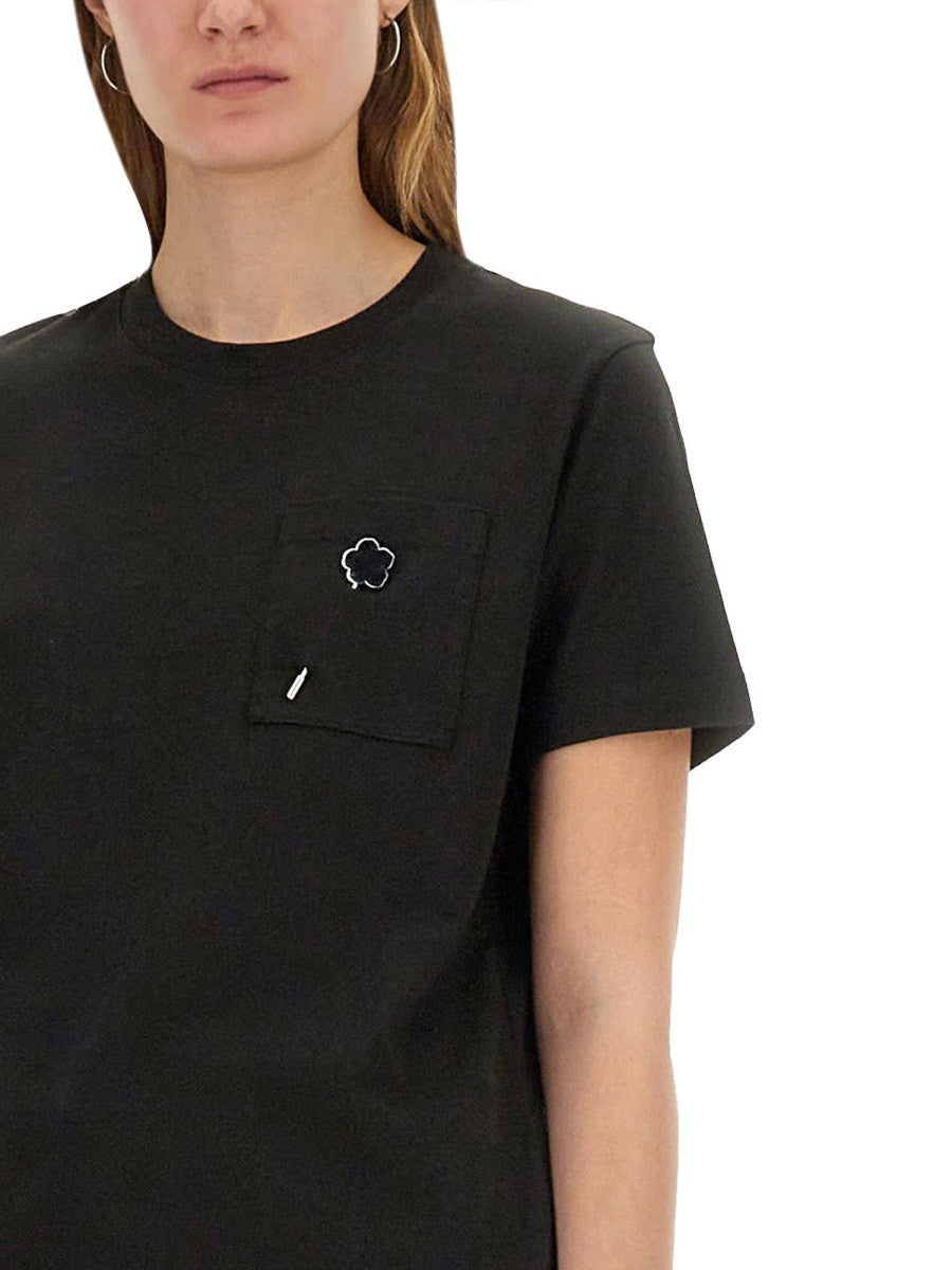 Kenzo - Kenzo ’Boke Flower Pin’ T Shirt - Woman-&gt;Clothing-&gt;t-shirts