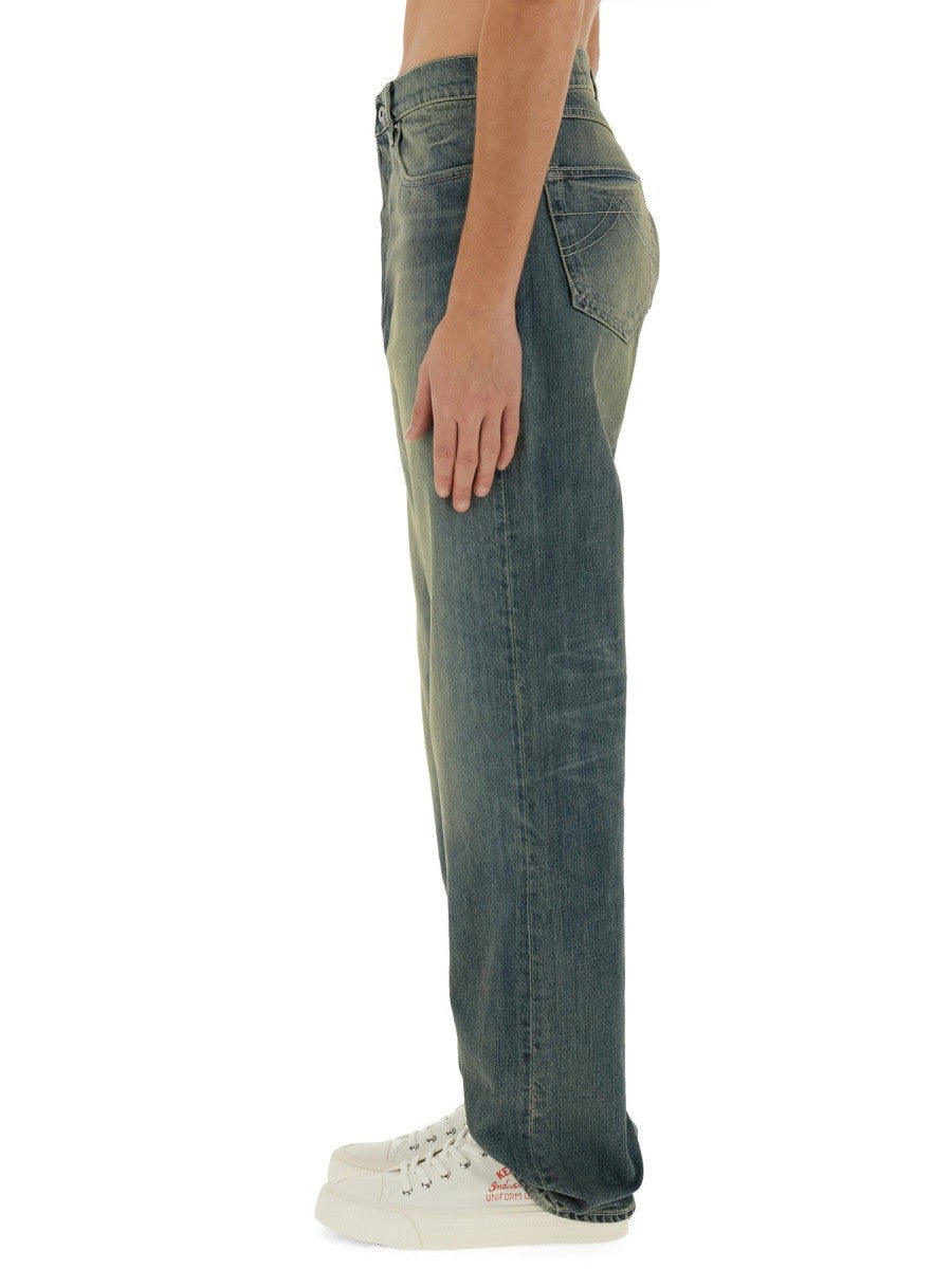 Kenzo - Kenzo Asagao Straight Jeans ’Kenzo Creations’ - Men’s Clothing