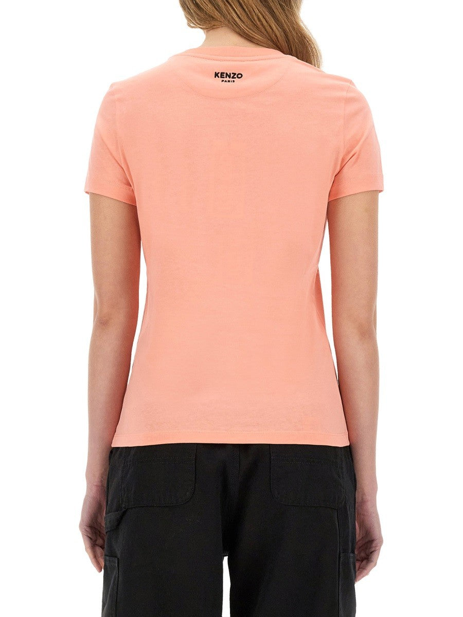 Kenzo - Kenzo T Shirt With ’Pop’ Embroidery - Woman-&gt;Clothing-&gt;t-shirts