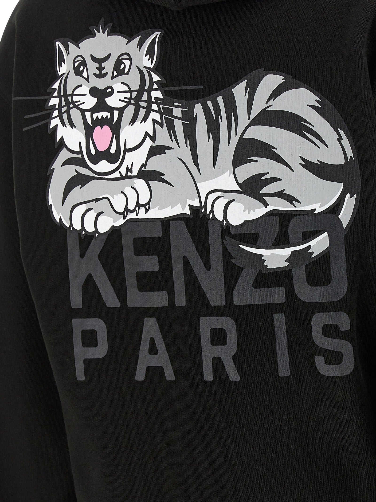 KENZO - KENZO - ’KENZO Happy Tiger’ hoodie - Women’s Sweatshirts