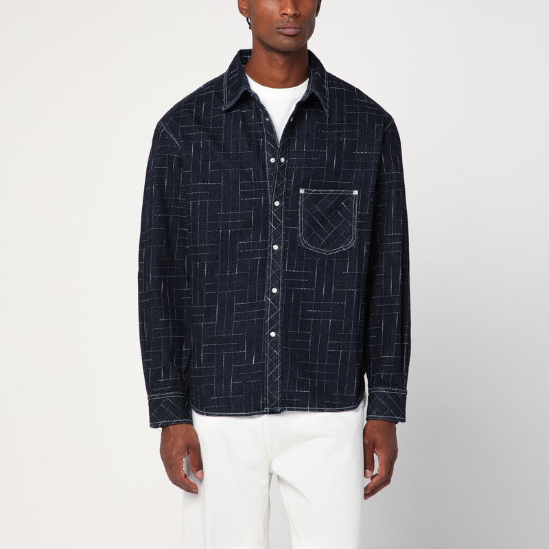 Kenzo - Kenzo Waves blue shirt - Shirts