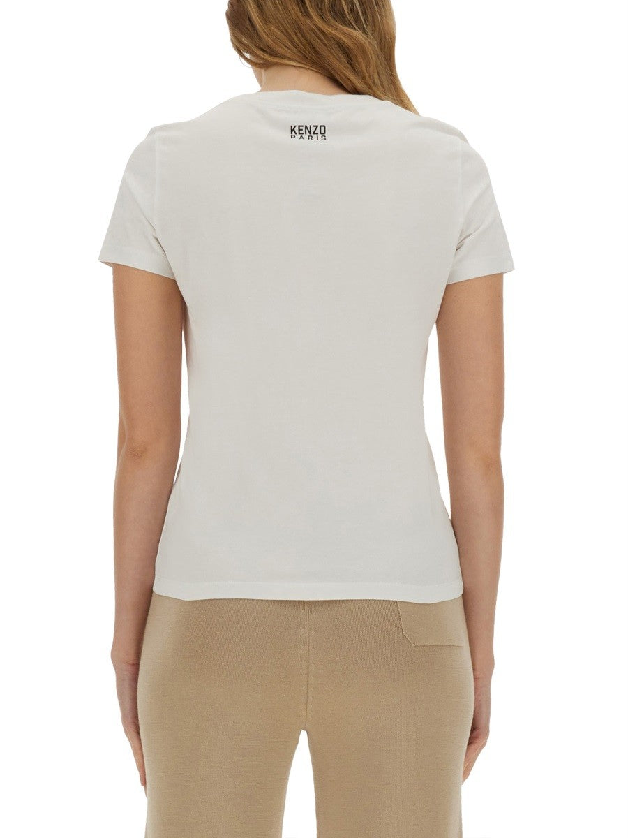 Kenzo - Kenzo ’Happy Tiger’ T Shirt - Woman-&gt;Clothing-&gt;t-shirts