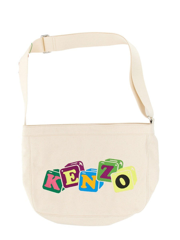 Shoulder Bag With Embroidery-Kenzo-FALORS