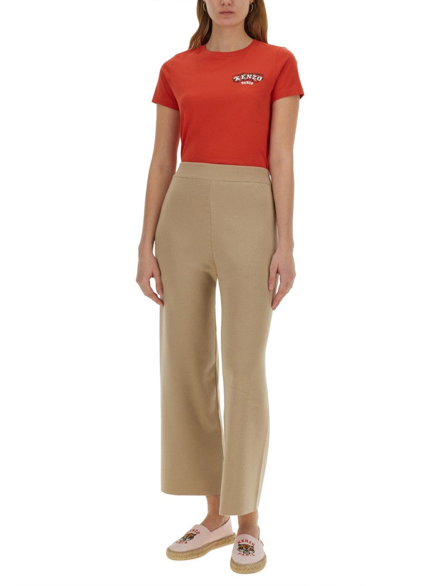 Kenzo - Kenzo Embroidered T Shirt ’Verdy Market’ - Woman-&gt;Clothing-&gt;t-shirts