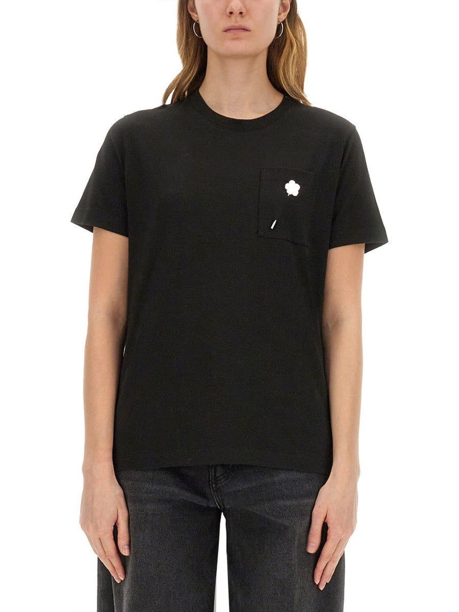 Kenzo - Kenzo ’Boke Flower Pin’ T Shirt - Woman-&gt;Clothing-&gt;t-shirts