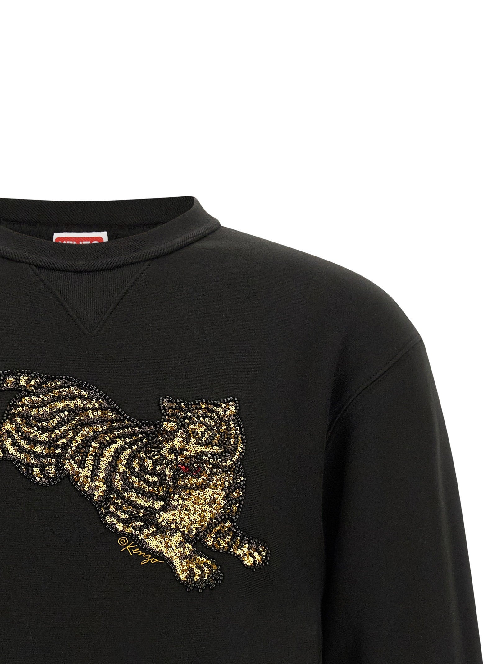 Kenzo Kenzo Jumping Tiger Sweatshirt Black