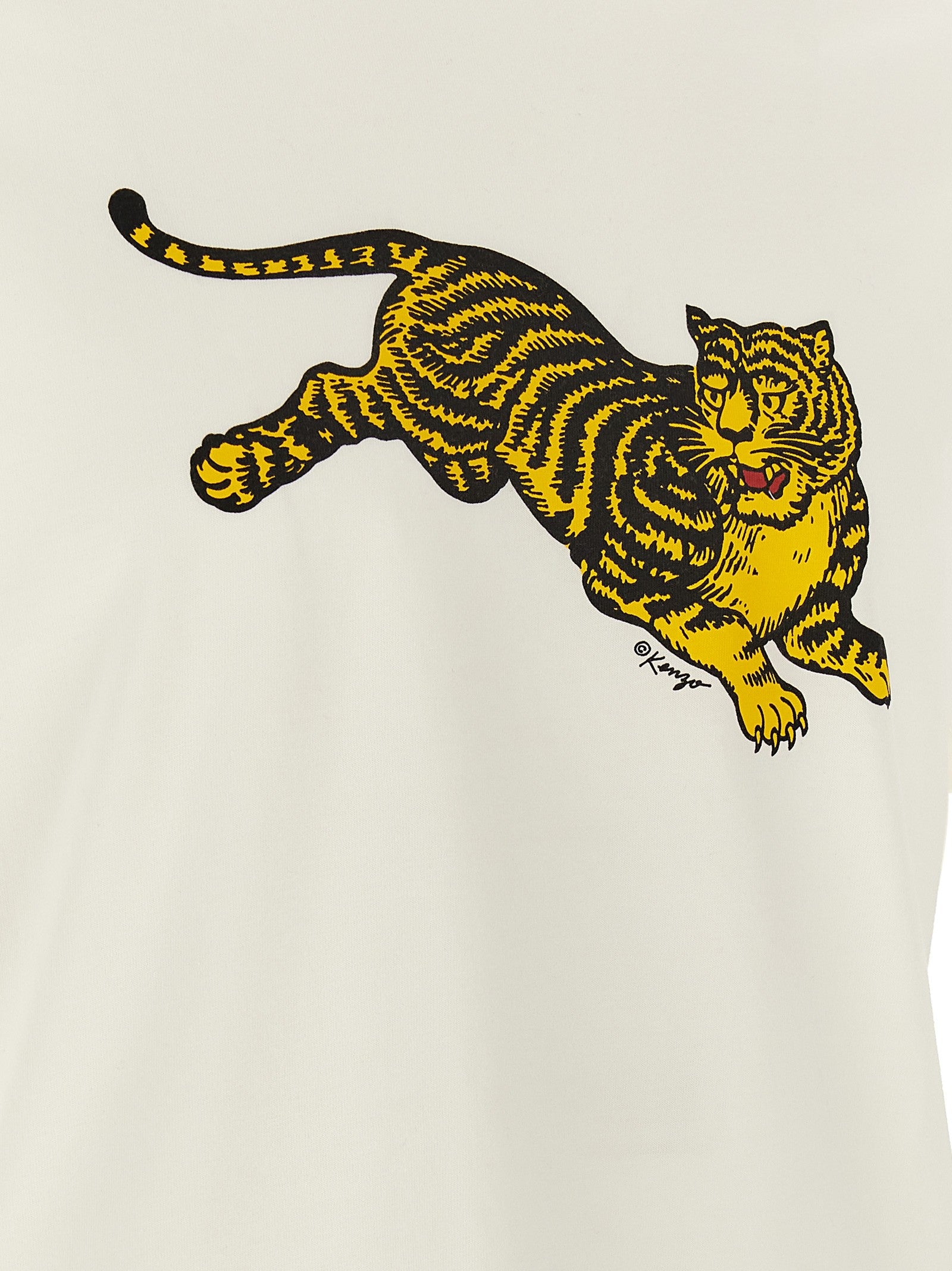 Kenzo Kenzo Jumping Tiger Shirt White