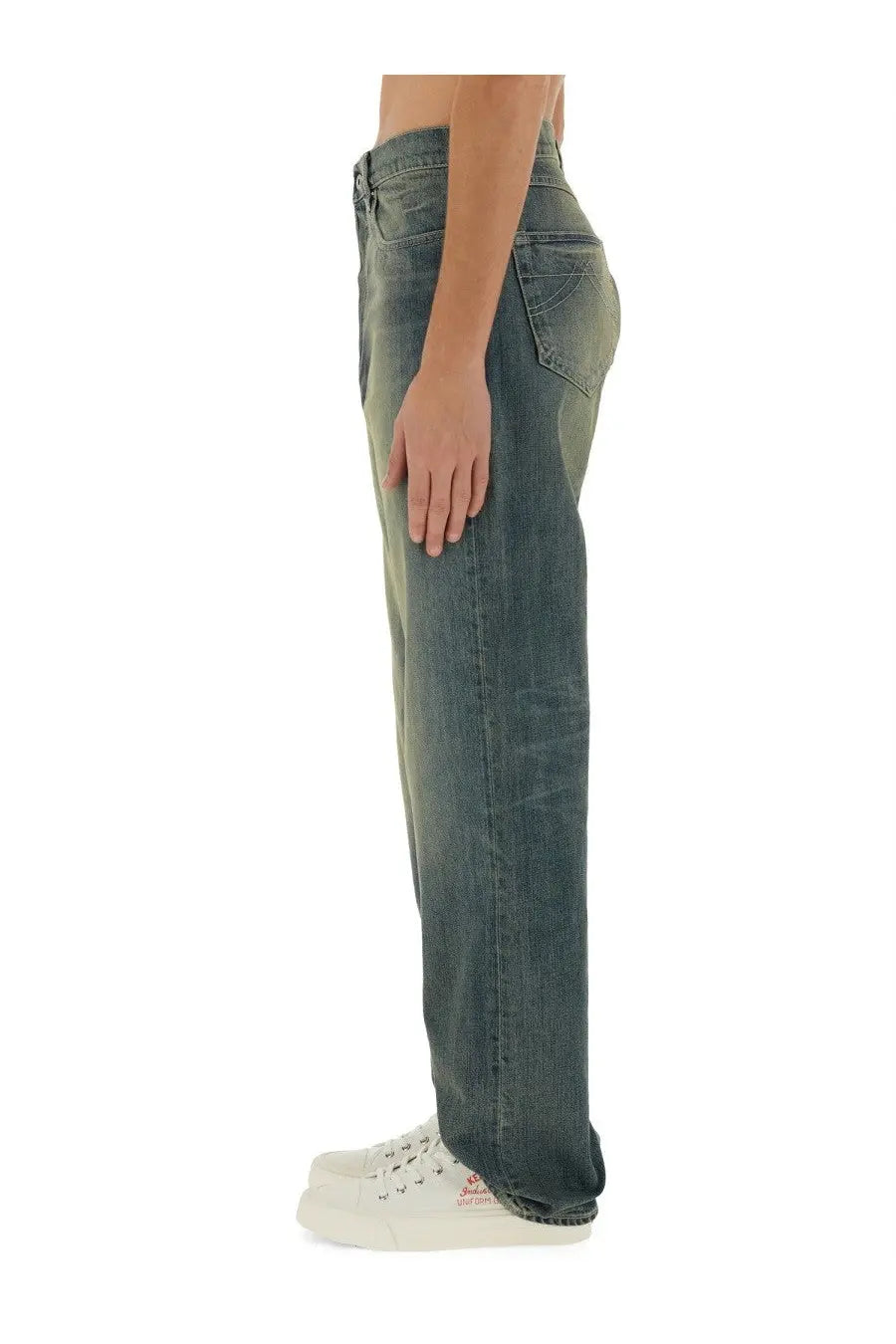 Kenzo Men's Asagao Straight Jeans Kenzo Creations Blue, view 4
