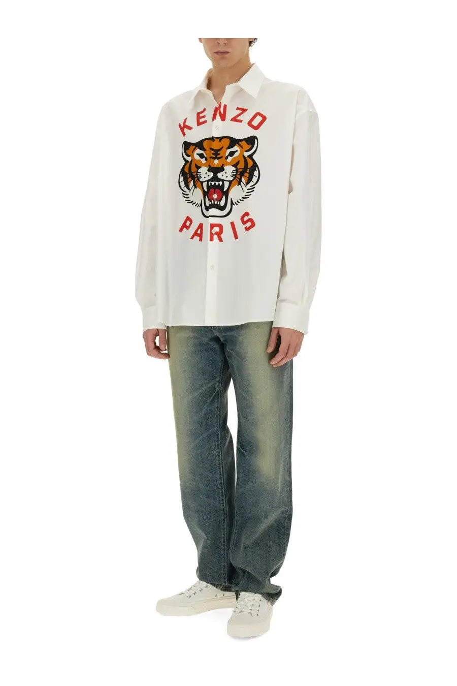 Kenzo Men's Asagao Straight Jeans Kenzo Creations Blue, view 2