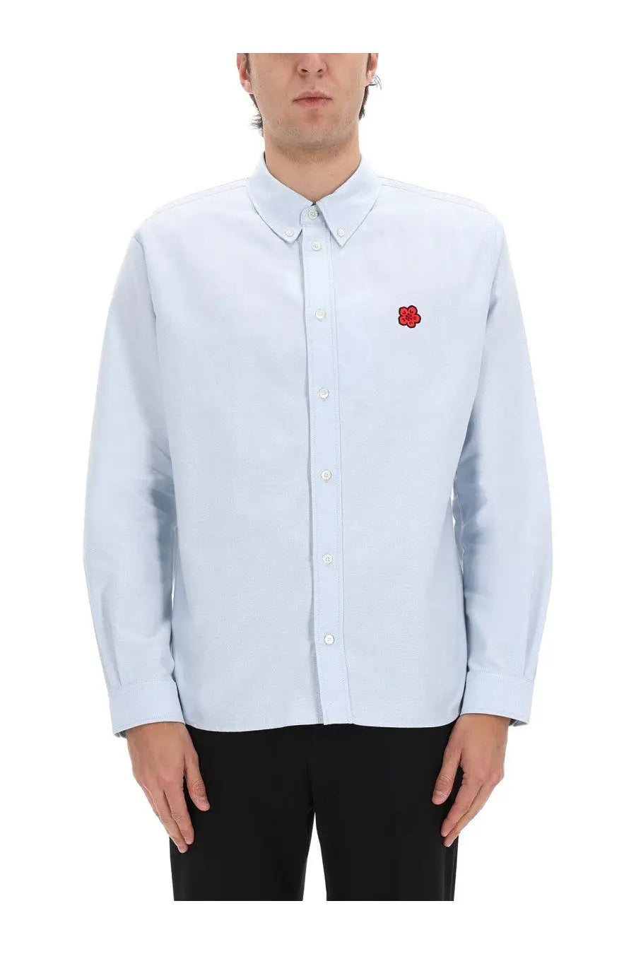 Kenzo Men's Boke Flower Shirt Blue, view 4