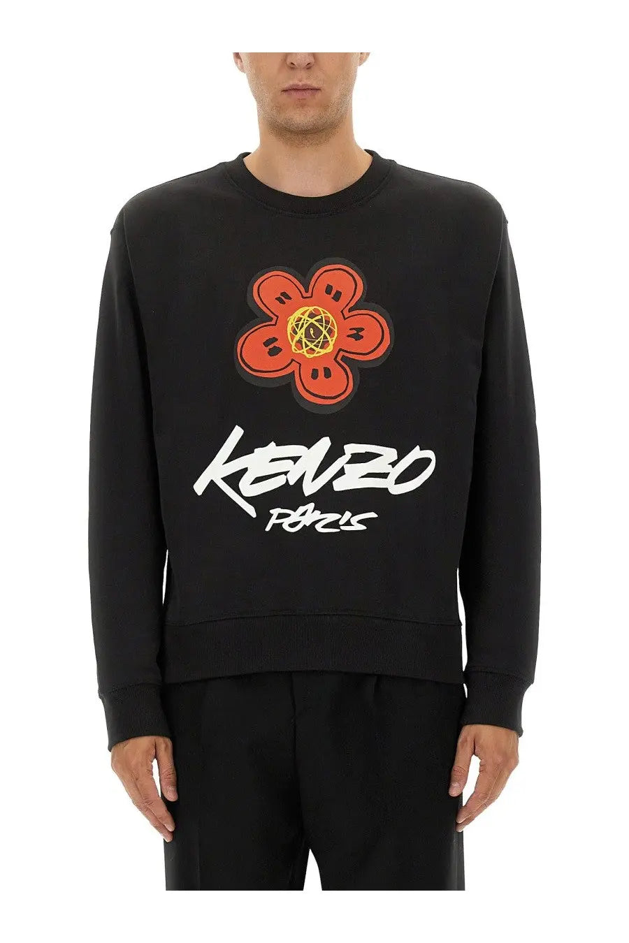 Kenzo Men's Cotton Sweatshirt Kenzo Futura Black