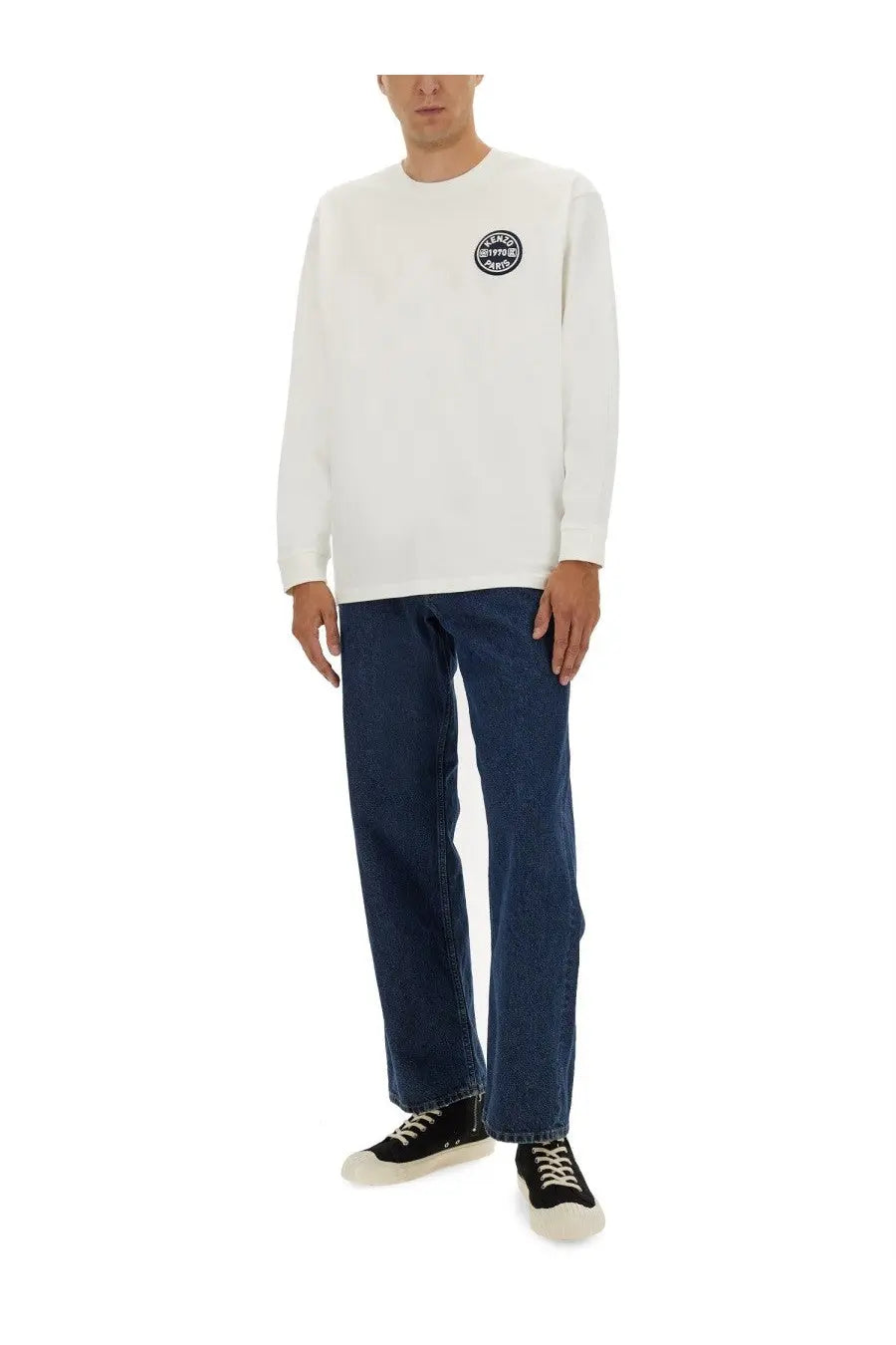 Kenzo Men's Long Sleeved Shirt White, view 2