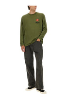 Kenzo Men's Relaxed Fit Shirt Green, view 2