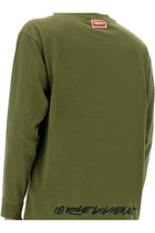 Kenzo Men's Relaxed Fit Shirt Green, view 4