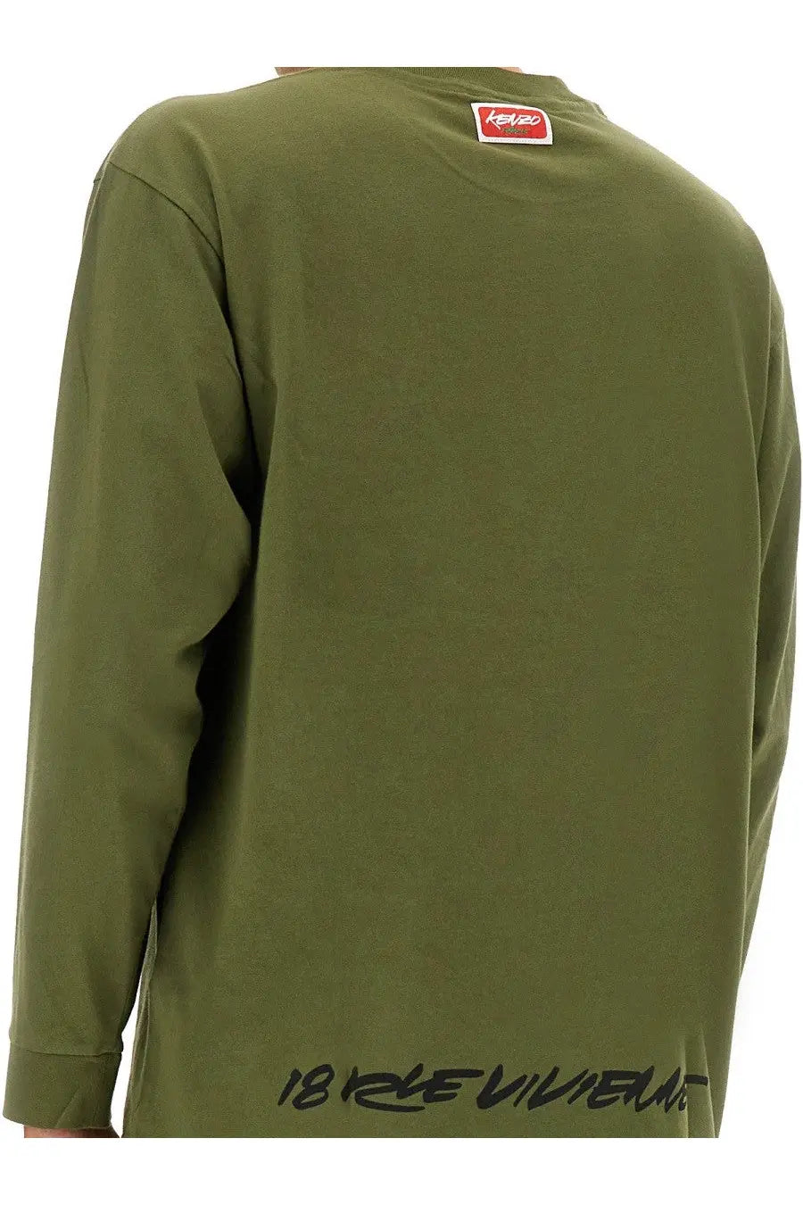 Kenzo Men's Relaxed Fit Shirt Green, view 4