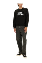 Kenzo Men's Silm Fit Sweatshirt Black, view 2