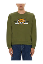 Kenzo Men's Silm Fit Sweatshirt Green