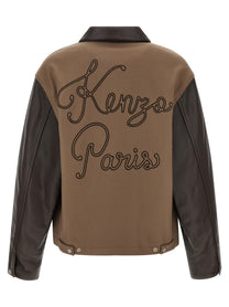 Kenzo Kenzo Paris Chainstitch Jacket Brown