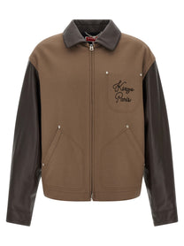 Kenzo Kenzo Paris Chainstitch Jacket Brown