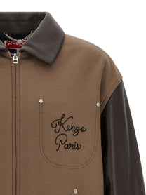 Kenzo Kenzo Paris Chainstitch Jacket Brown
